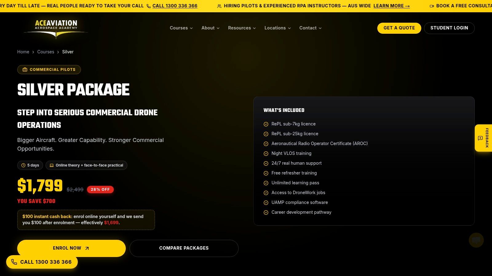 Screenshot from https://aaa.edu.au/courses/silver