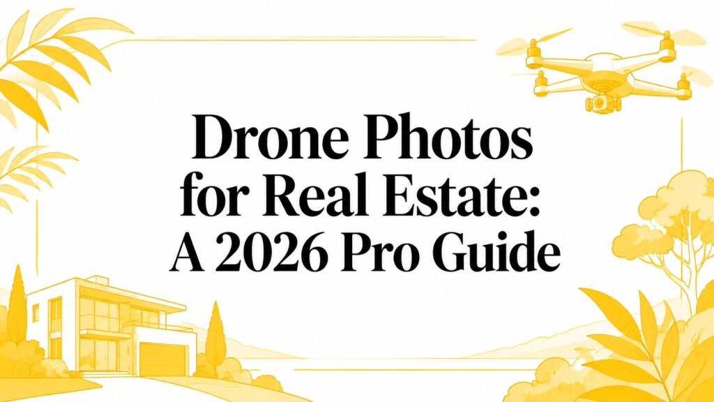 Drone Photos for Real Estate: A 2026 Pro Guide